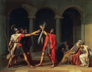 Il giuramento degli Orazi di Jacques-Louis David