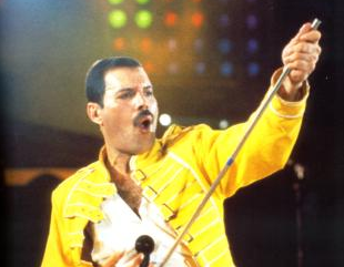 God save the King: Freddie Mercury