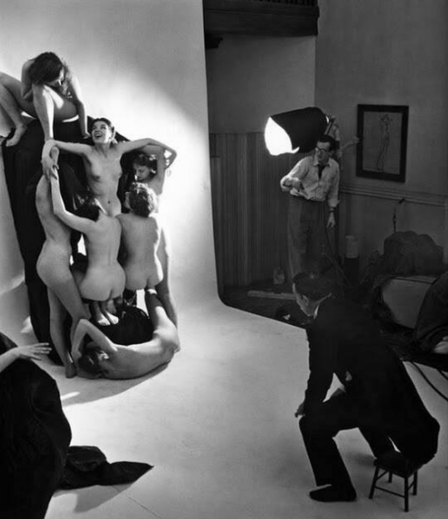 preparazione-Voluptas-Mors-Philippe-Halsman-Salvador-Dalí-newyork